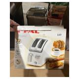 T-FAL AVANTE 2-SLICE TOASTER, WHITE, EXTRA WIDE