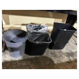 STYLE SELECTIONS WASTEBASKETS, PLASTIC