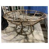 VTG RATTAN PAPASAN CHAIR FRAME, CIRCULAR FORM,