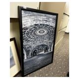 ARCHITECTURAL PHOTOGRAPH, BLACK AND WHITE,