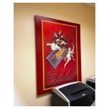SUCHARD CHOCOLAT MILKA ADVERTISING POSTER, SIGNED