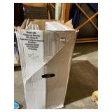 STAPLES ECONOMY STORAGE BOXES, WHITE CORRUGATED
