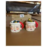 COMMODORE ORIGINAL JOLLY SANTA MUGS, CERAMIC,