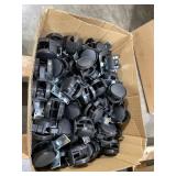 FURNITURE CASTERS, PLASTIC WHEELS, METAL MOUNTING
