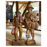 P. MAEDER LUCERNE, VTG HAND-CARVED WOOD