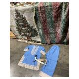 ERICA LOREN NEW YORK, BLUE TWO-PIECE LOUNGE SET,