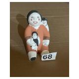 ACOMA NM POTTERY FIGURINE, S. JOHNSON,