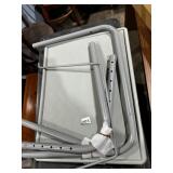TABLE-MATE ADJUSTABLE FOLDING TRAY TABLE, GREY