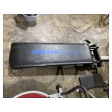TOTAL GYM PLATINUM EXERCISE BENCH, METAL FRAME,