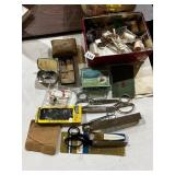 ASSORTED SEWING THREAD, WOODEN AND PLASTIC