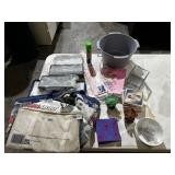 COORS LIGHT TOTE BAG, ASSORTED FAUX SUCCULENTS,