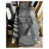 BLACK NYLON CARRYING CASE, ZIPPER CLOSURE,