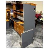 OFFICE DESK COMPONENTS, PARTICLE BOARD, GREY