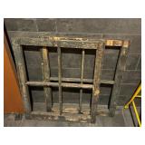 VTG WOOD WINDOW SASHES, MULTI-PANE, WEATHERED