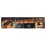 INDUSTRIAL METAL LIGHTS MUST BE REMOVED BY BUYER