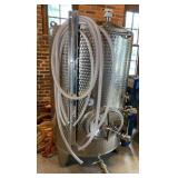 LETINA STAINLESS STEEL FERMENTATION TANK, DIMPLED