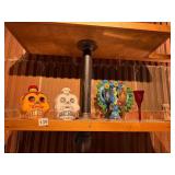 KAH TEQUILA BOTTLES, CERAMIC SKULL FORM,
