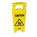 RUBBERMAID COMMERCIAL PRODUCTS CAUTION SIGN,