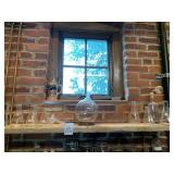 LABORATORY GLASSWARE, ERLENMEYER FLASKS, ROUND