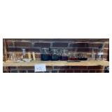 LABORATORY SUPPLIES, GLASS JARS W/ CLAMP LIDS,