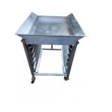 COMMERCIAL KITCHEN TRAY RACK, STAINLESS STEEL,