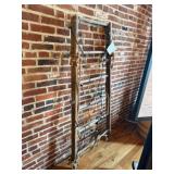 VINTAGE WOODEN LADDER, DECORATIVE STRING LIGHTS,