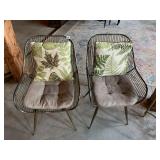 PR WIRE FRAME CHAIRS, BRASS-TONE FINISH,