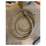 FOOD GRADE REINFORCED SUCTION HOSE, CLEAR W/ BLUE
