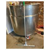 INDUSTRIAL FLOOR SQUEEGEE, METAL FRAME, LONG
