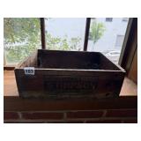 VINTAGE WOODEN CRATE, STIMPSON COMPANY BRANDING,