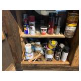ASSORTED WOOD FINISHES, RUST-OLEUM ENAMEL, MINWAX