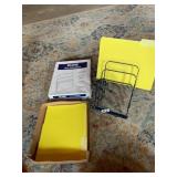ULINE LETTER SIZE FILE FOLDERS, YELLOW, 3 TAB