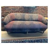 SOFA, UPHOLSTERED, WOVEN TEXTILE, GEOMETRIC