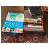 ASSORTED HARDCOVER BOOKS, TITLES INCLUDE DRINKS,