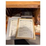 KINGFLY SPIRITS RETAIL GUIDE, PRINTED MENU,