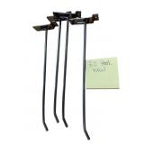 NEW 50 METAL DISPLAY HOOKS, RETAIL STYLE, FOR