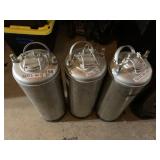 STAINLESS STEEL SODA KEGS, BALL LOCK FITTINGS,