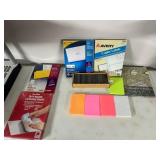 C-LINE LAMINATING SHEETS, AVERY ADDRESS LABELS,