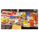 ASSORTED ROOFING MATERIAL PRODUCT LABELS AND