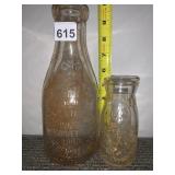 ROBERT H. SHARP MILK BOTTLES, SHIPPENSBURG PA,