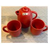MSRF INC. DESIGN STUDIO CERAMIC TEAPOT AND