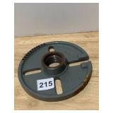CAST IRON THREADED FLANGE, CIRCULAR PLATE,