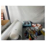 PLASTIC SHEETING ROLLS, FOAM VACUUM SLEEVE,