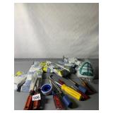 ASSORTED HAND TOOLS, SCREWDRIVERS, THREAD SEAL