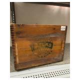 ATLAS POWDER CO. WOODEN CRATE, DOVETAILED