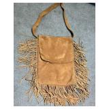 PHANTASMAGORIA HANDMADE SUEDE LEATHER CROSSBODY