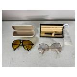 AMBERVISION SUNGLASSES, METAL FRAME GLASSES, ALEX
