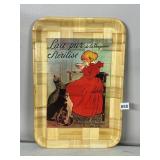 WOVEN WOOD TRAY, LAIT PUR DE LA VINGEANNE