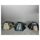 WOODSTOCK WORKSHOP HANDMADE FABRIC LAMP SHADES,