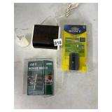 GE BATTERY CHARGER, SONY NP-F550 RECHARGEABLE